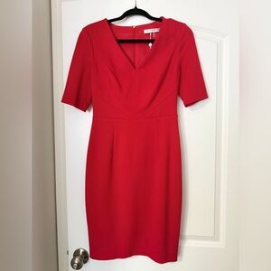 Trina Turk Vibrant Red Midi Dress